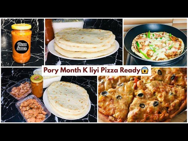 Pory Month K liyi Pizza Bna Dia | Homemade Pizza Sauce , Pizza Bread Recipe