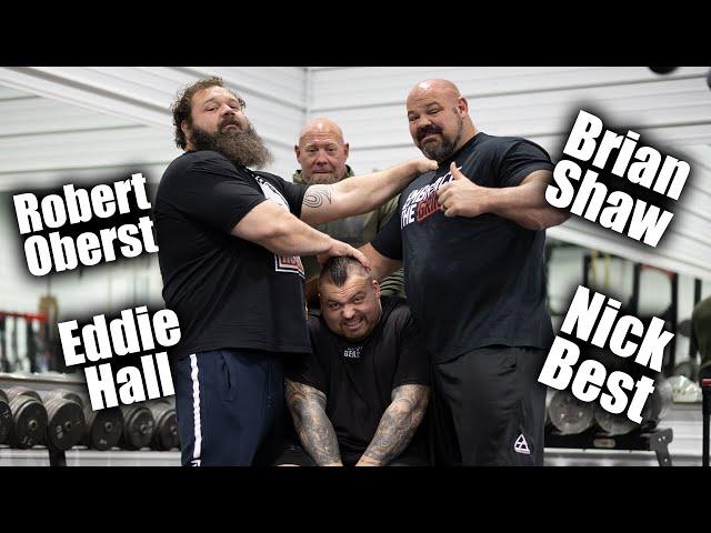 Training with The Strongmen at BRIAN SHAW'S GYM!!! - Eddie Hall