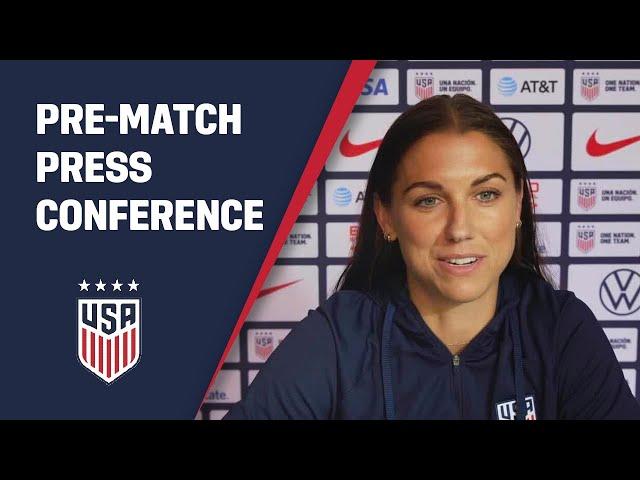 PRE-MATCH PRESS CONFERENCE: Alex Morgan | USWNT vs. Germany | Nov. 12, 2022