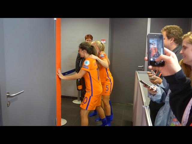 06/08/17 - Netherlands 4-2 Denmark - Mixed Zone Celebrations (1080p HD)