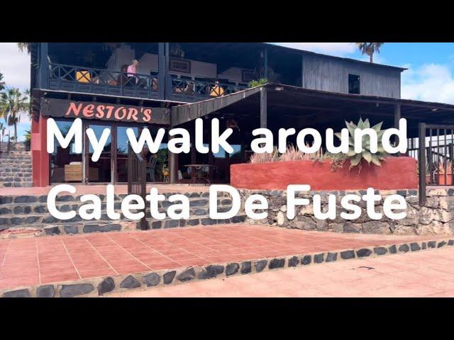 My walk around Caleta De Fuste