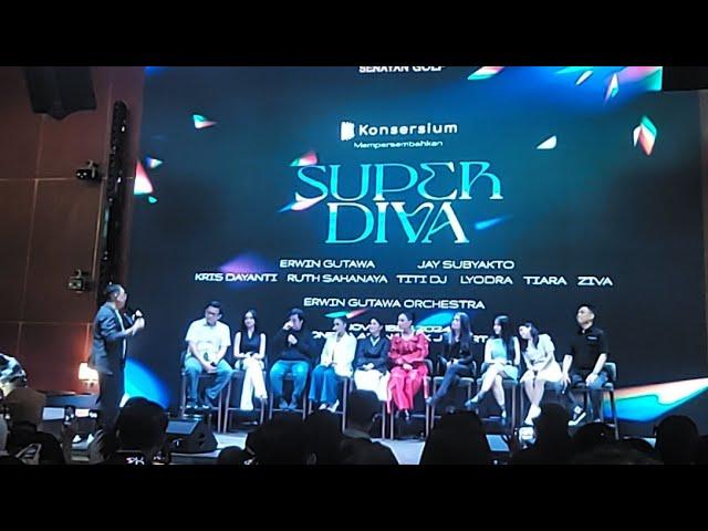 LIVE PRESSCON  SUPER DIVA KRISDAYANTI,RUTH SAHANAYA DAN TITI DJ