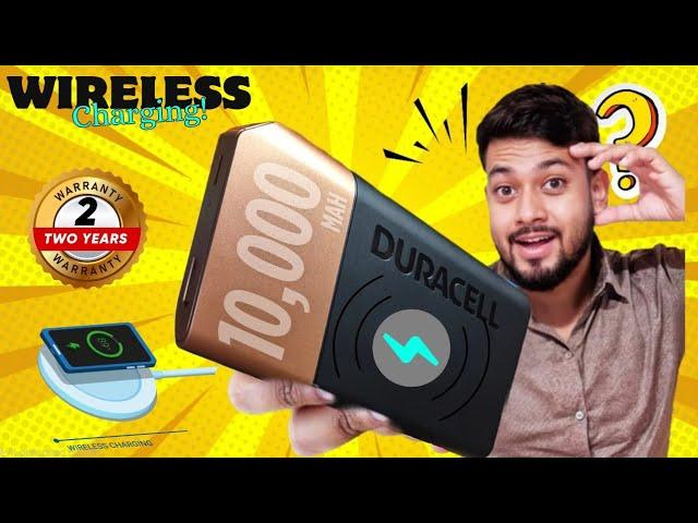 Duracell 10,000mAh Powerbank | Megnatic Wireless Fast Charging , Ultra Short Protection 