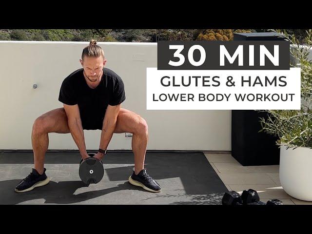 The BEST At Home Glutes and Hamstrings Dumbbell Workout | 30 Mins