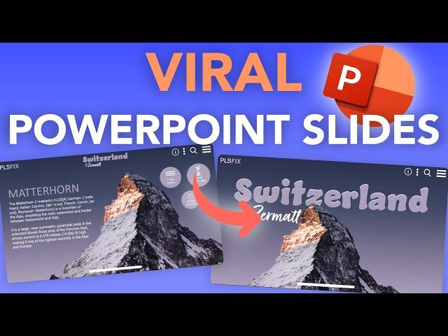 How you can create these VIRAL POWERPOINTS