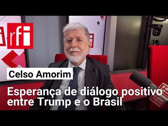 “Esperança de um diálogo positivo”, diz Celso Amorim sobre futuro das relações do Brasil com Trump