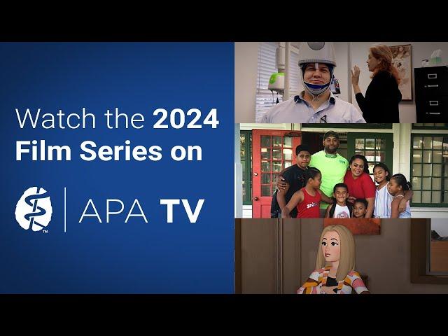 Watch the 2024 Film Series on APA TV