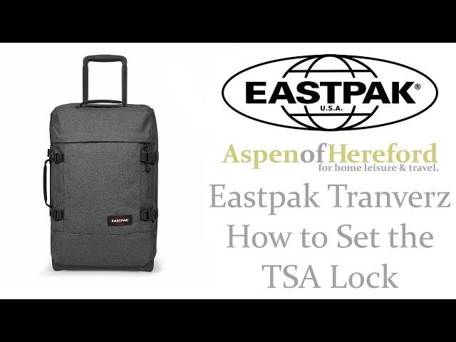 How to Set the TSA Lock on a Eastpak Tranverz - Aspen of Hereford