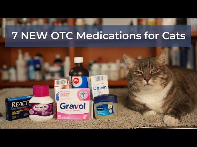 7 NEW OTC Medications for Cats