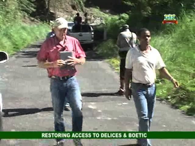 GIS Dominica: Restoring Access between Delices and Boetica