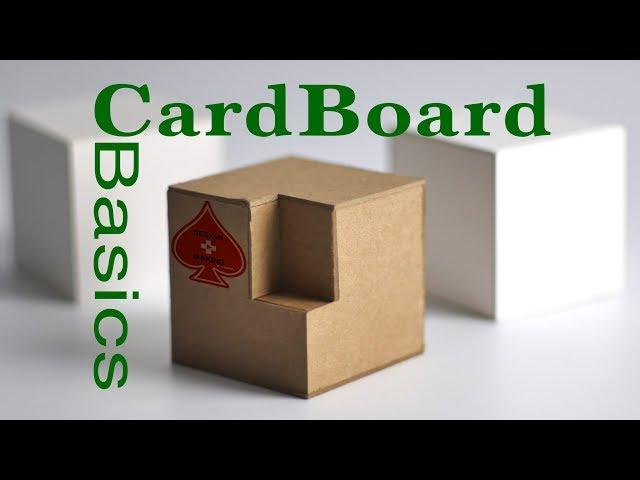 CardBoard Basics Tutorial Guide Chip/Matte Board model making: modeling for Designers & Architects