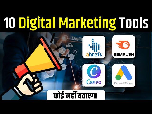 Top 10 Useful Digital Marketing Tools to Grow Your Business | Digital Marketing Tutorials