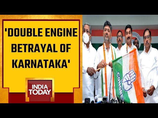 Muslim Quota War Escalates In Karnataka | 'Double Engine Betrayal Of Karnataka': Congress