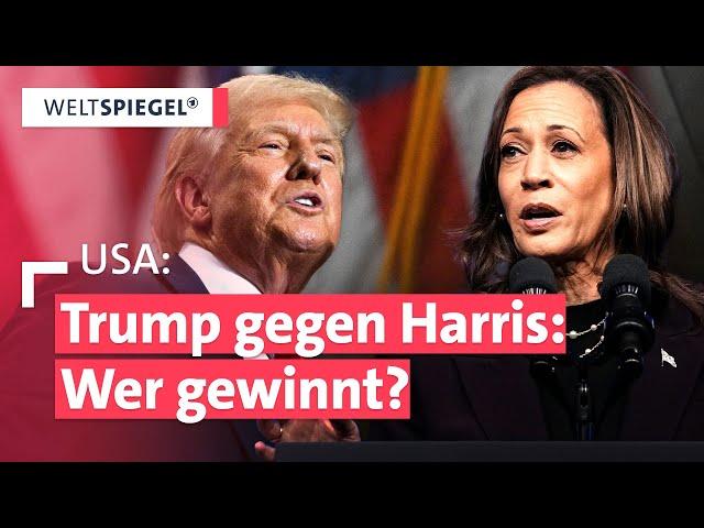 US-Wahl 2024: Kamala Harris gegen Donald Trump - Die Entscheidungswahl | Weltspiegel