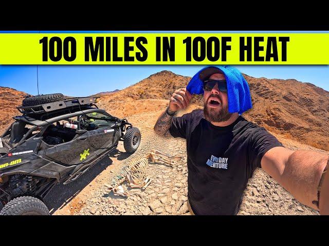 100 MILES IN A DAY THROUGH THE DESERT