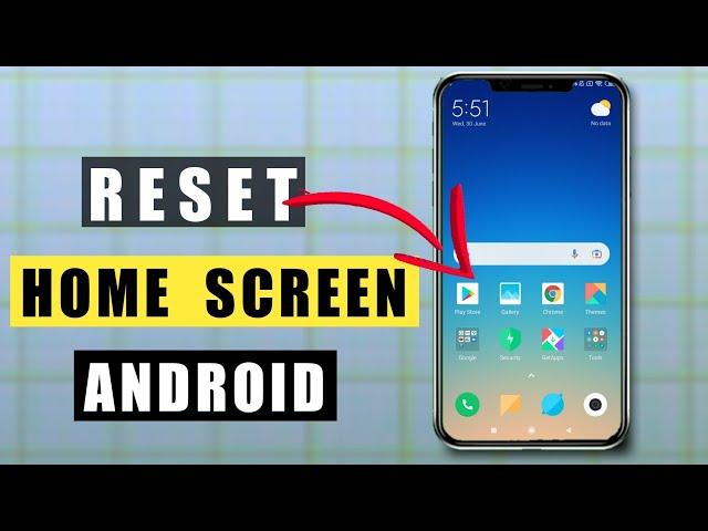 Reset Home Screen Layout to Default . Android- 2021    #resethomescreen