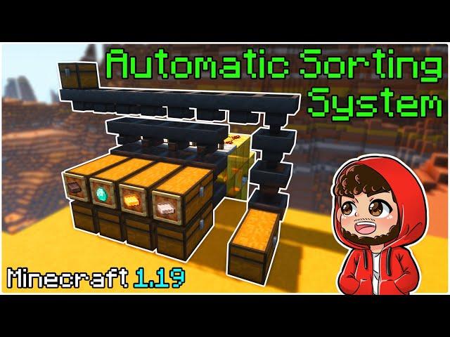 Minecraft Fully Automatic Sorting System - 1.19