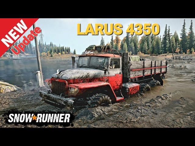 New Update LARUS 4350 Truck In SnowRunner @TIKUS 19