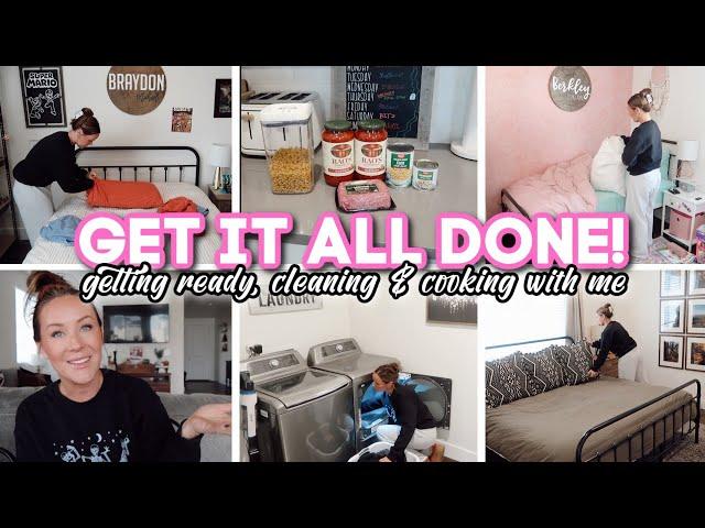 GET IT ALL DONE // cleaning, getting ready + easy dinner recipe!