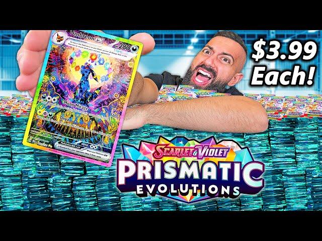 Biggest Prismatic Evolutions Pokemon Card Hunt Ever!