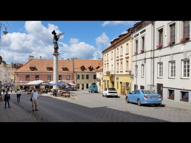 Travel to Lithuania - Vilnius - 4K - Old Town from Užupis area - 2022