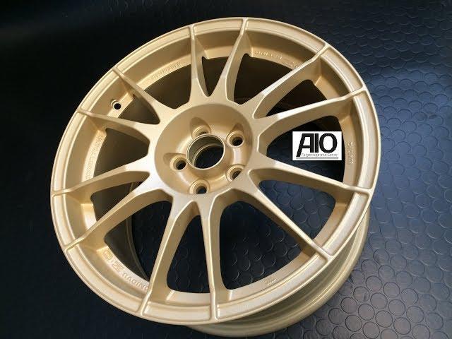 Original OZ Racing Ultraleggera 17 Zoll Felge Gold Seidenmatt 8x17 aio Sonderfarbe