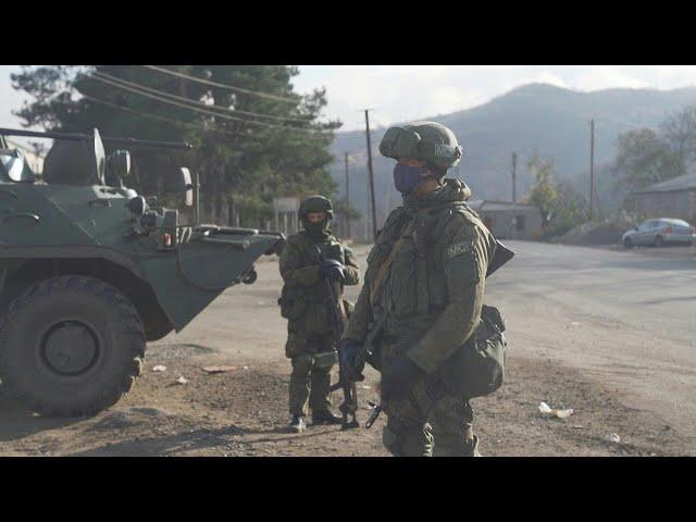 Russian troops patrol Karabakh road | AFP