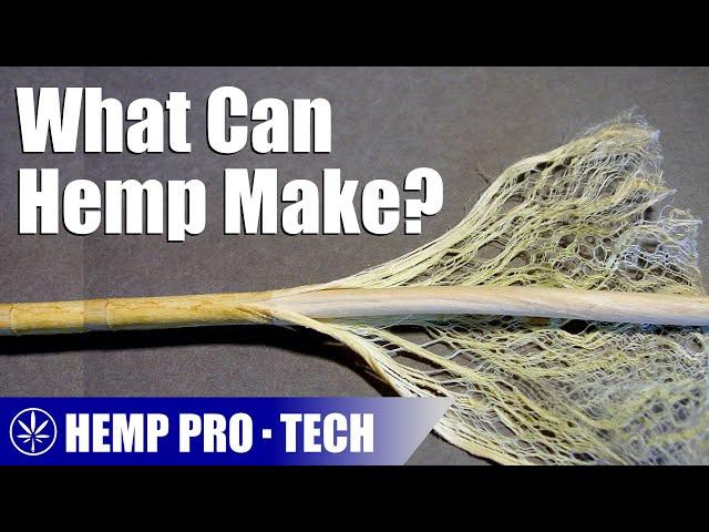 The Products That Can Be Made From a Hemp Plant