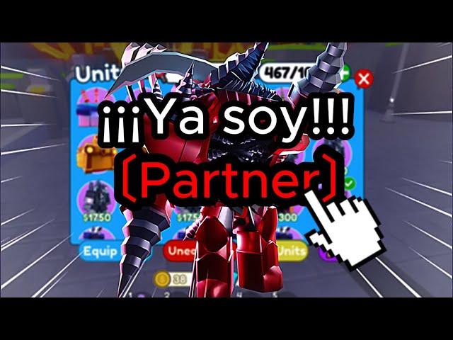 ¡¡¡Ya soy partner!!! toilet tower defense #toilettowerdefense