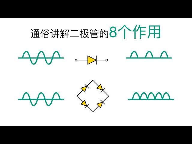 最简单的半导体-二极管！通俗讲解二极管的8个作用！