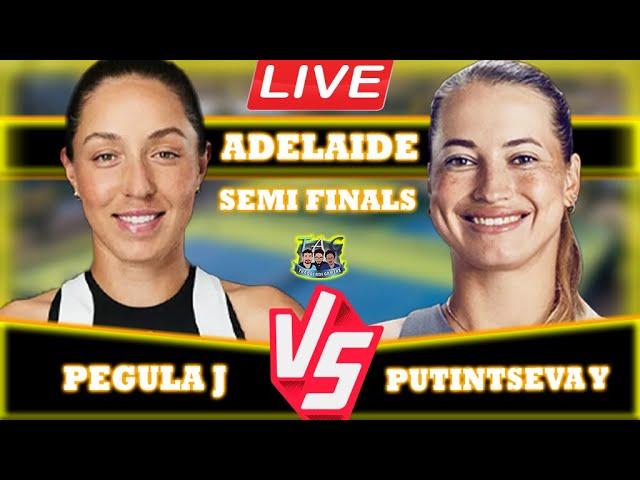 LIVE: Pegula J vs Putintseva Y • Adelaide International 2025 Semifinals #Pegula #Putintseva #tenni