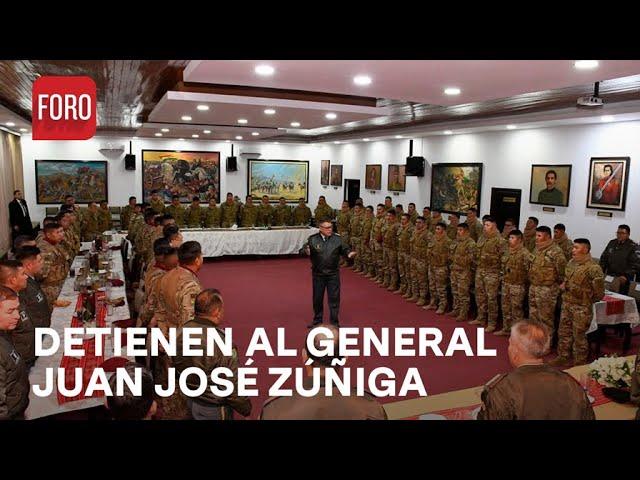 Detienen a Juan José Zuñiga, acusado de intento de golpe de Estado en Bolivia - Las Noticias