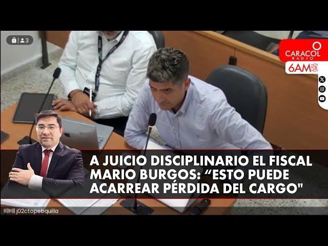 ¿Saldrá de la Fiscalía el fiscal Mario Burgos?