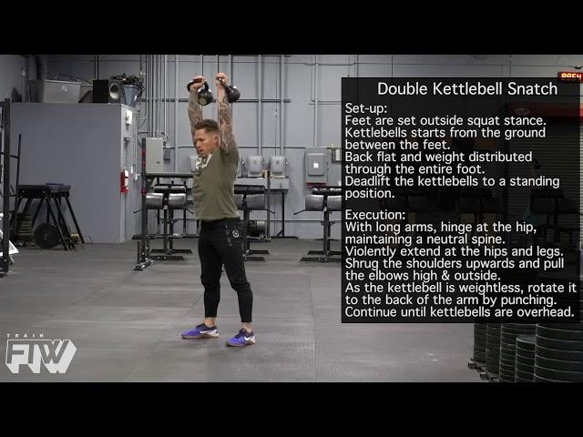 Double Kettlebell Snatch