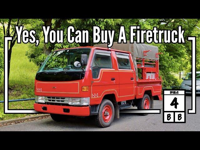 1999 Toyota Dyna Fire Truck (USA Import) Japan Auction Purchase Review