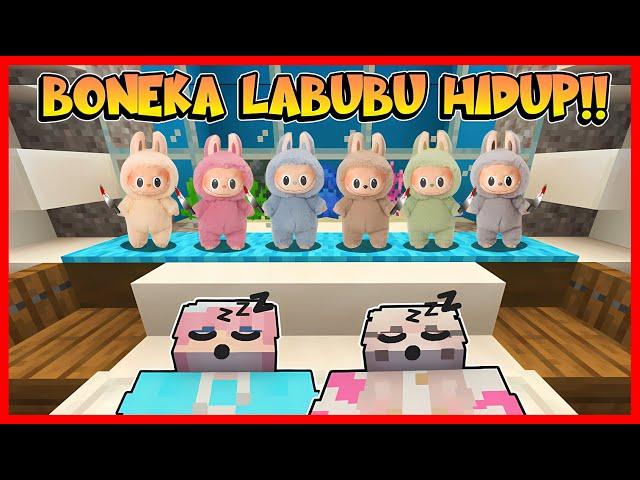 SEMUA BONEKA LABUBU BERUBAH MENJADI HIDUP DAN MENYERANG ATUN & MOMON !! Feat @sapipurba Minecraft