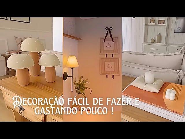 IDEIAS FÁCEIS DE FAZER EM CASA PARA DECORAR E DEIXAR TUDO LINDO GASTANDO BEM  POUCO !