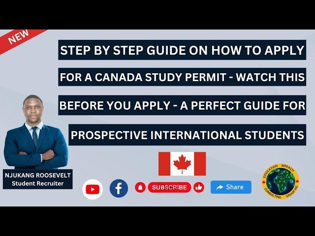 HOW TO APPLY FOR A CANADA VISA/ STUDY PERMIT/ STEP BY STEP PROCESS FOR VISITORS / STUDENTS / WORKERS