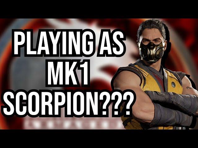 Playing As MORTAL KOMBAT 1 SCORPION (Kuai Liang) In Mortal Kombat: Armageddon
