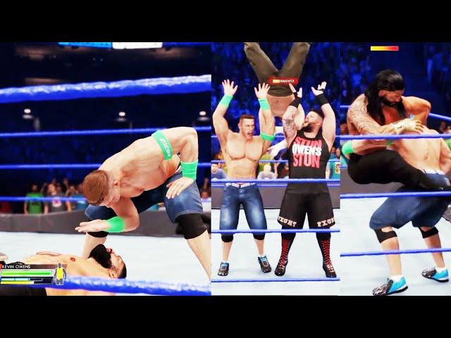 WWE 2K22 JOHN CENA & KEVIN OWENS vs ROMAN REIGNS & SAMI ZAYN