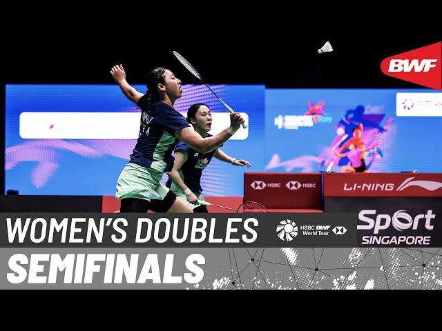 KFF Singapore Badminton Open 2025 | Jia/Zhang (CHN) vs. Kim/Kong (KOR) [7] | SF