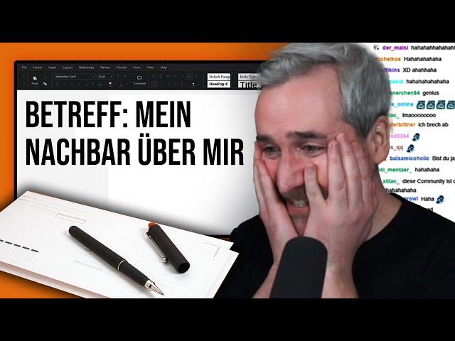 Meine Zuschauer helfen mir beim Brief an die Hausverwaltung