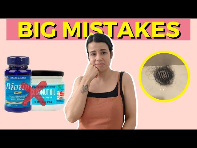 5 Hair Loss Mistakes I've Made (and you are too) | Female Hair Loss