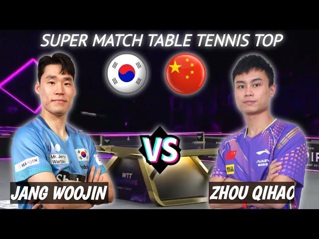 Jang Woojin vs Zhou Qihao WTT Star Contender Bangkok