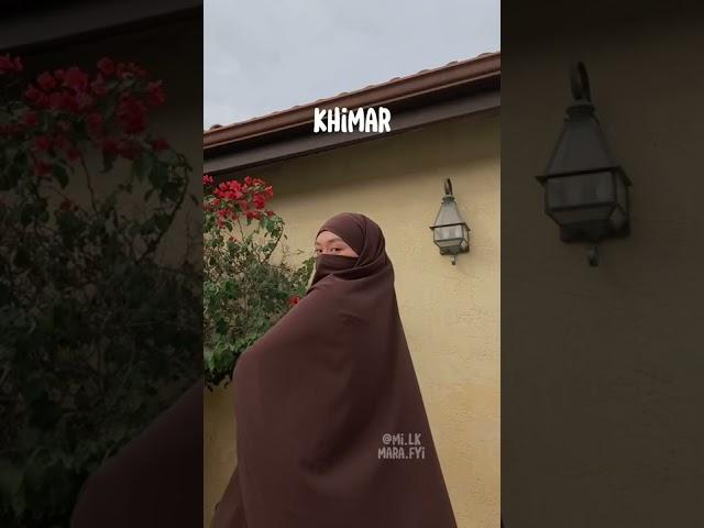 hijab vs khimar vs jilbab | #shorts