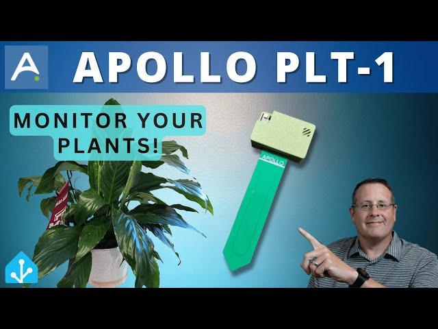 SAVE THE PLANTS! Monitor your plants with the PLT-1 Plant Sensor from Apollo Automation.