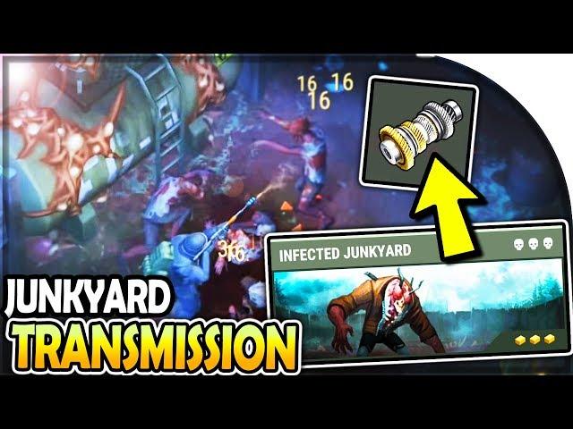 ATV TRANSMISSION at the NEW JUNKYARD LOCATION (Season 2) - Last Day on Earth Survival