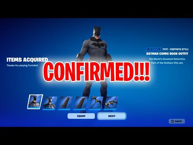 DC skins RETURN Date Confirmed! Fortnite Latest Leaks and News