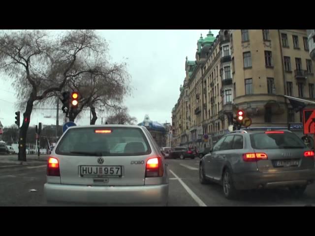 Timelapse driving in Stockholm.