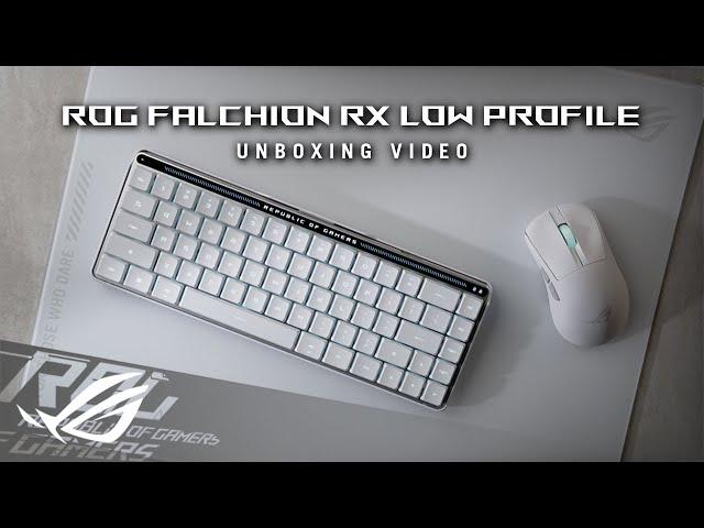 ROG Falchion RX Low Profile – Unboxing Video | ROG Singapore